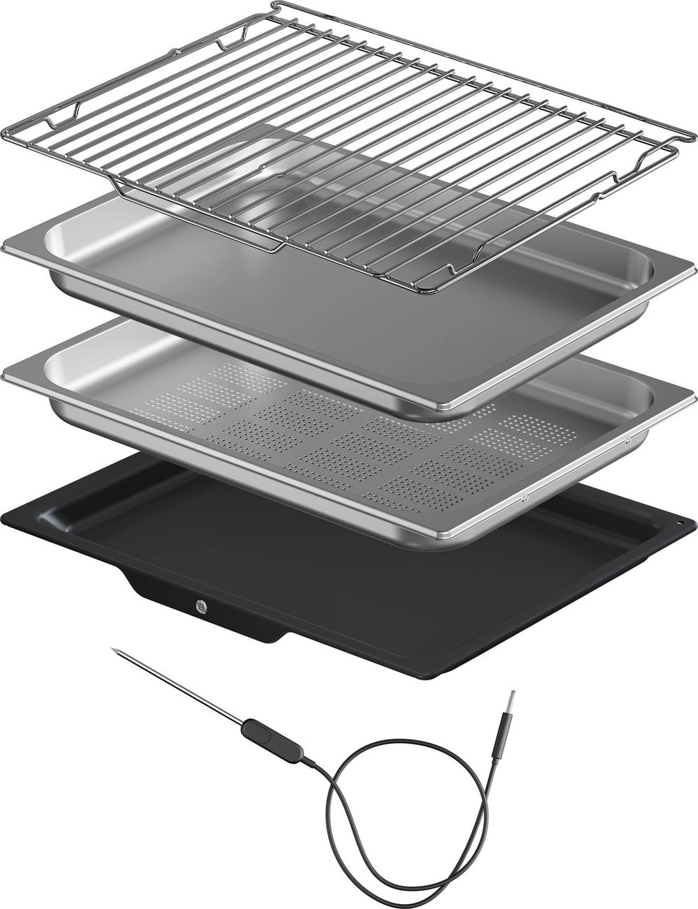ASKO OCS64BSH 45cm Built-in Compact Oven with steam function - Black Steel,