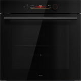 ASKO OTP56BGH 60cm Multifunctional Built In Single Oven with Pyrolytic cleaning - Black Glass,