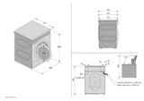 Asko W1094W.UK 9kg 1400 Spin Washing Machine - White