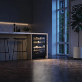 Asko WCN25842G 2 Zone Wine Cooler - Black