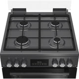 Blomberg GGRN655N 60cm Double Oven Gas Cooker with Gas Hob - Anthracite