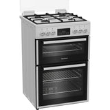 Blomberg GGRN655W 60cm Double Oven Gas Cooker with Gas Hob - White