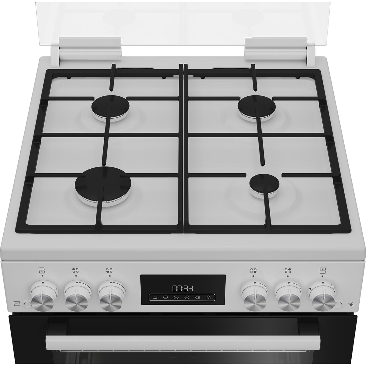 Blomberg GGRN655W 60cm Double Oven Gas Cooker with Gas Hob - White