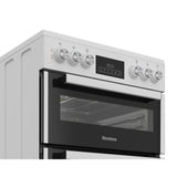 Blomberg HKRN651W 60cm Double Oven Electric Cooker with Vitroceramic Hob - White