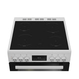 Blomberg HKRN651W 60cm Double Oven Electric Cooker with Vitroceramic Hob - White