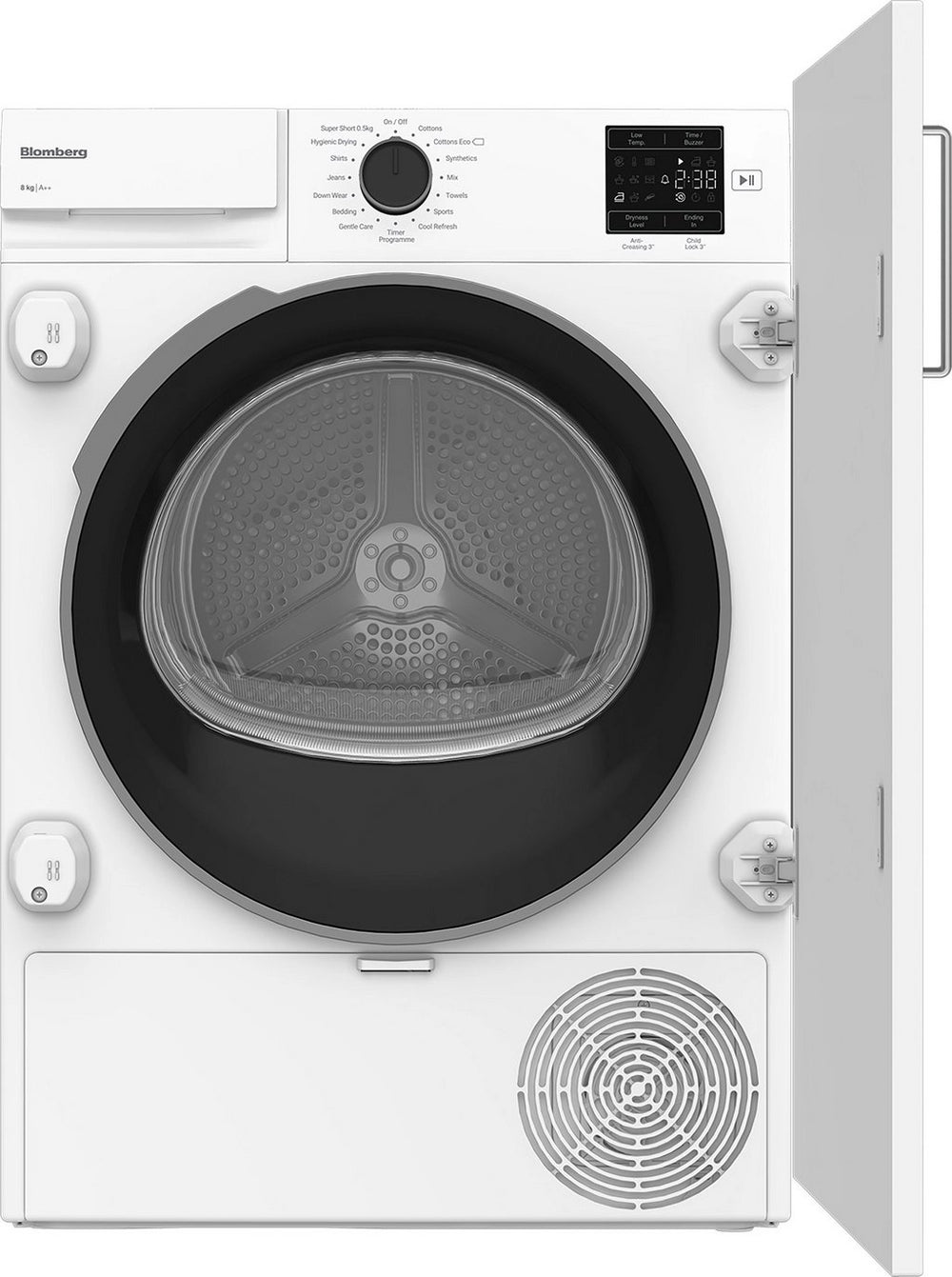 Blomberg LTDIP08310 8kg Integrated Heat Pump Tumble Dryer - White