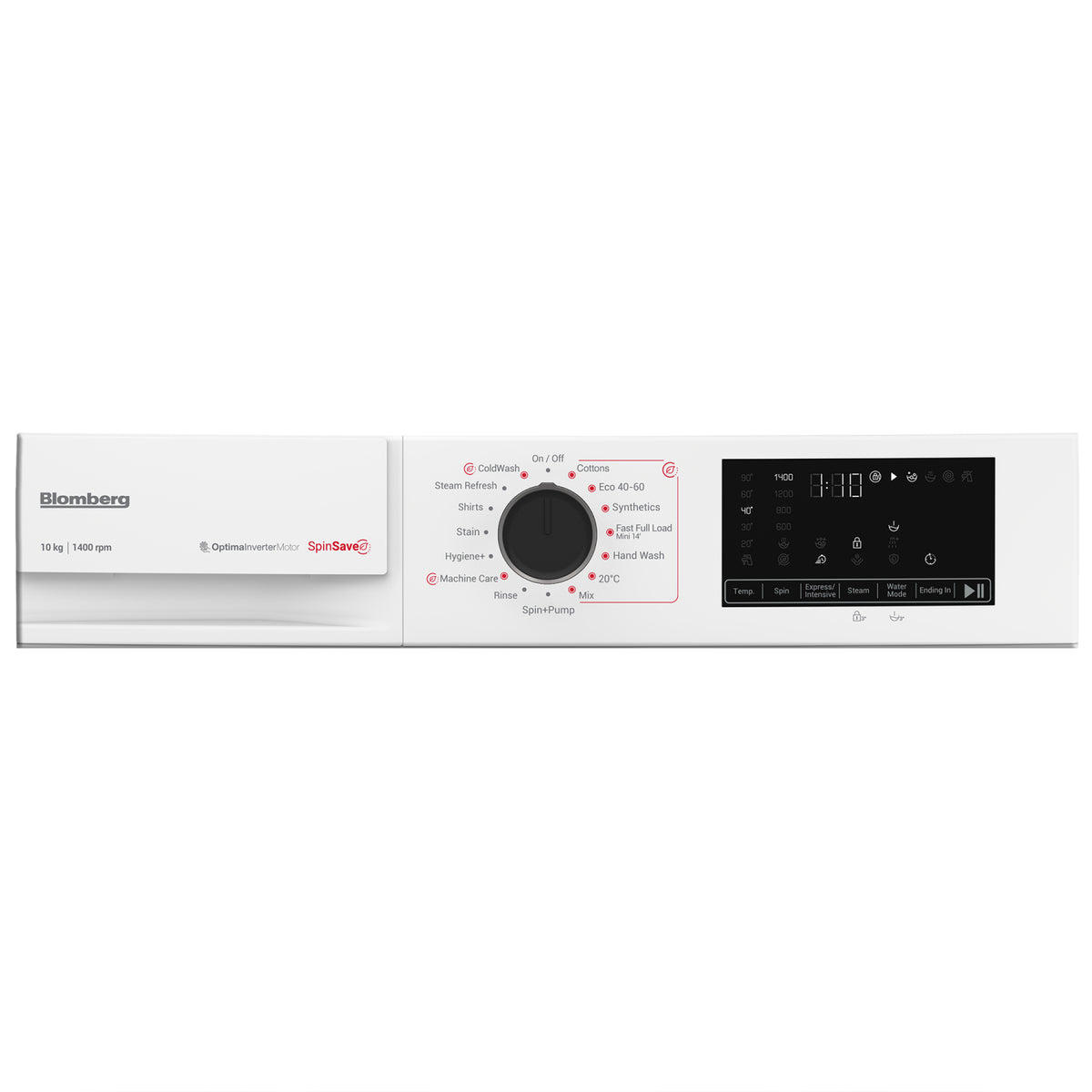 Blomberg LWA210461W 10kg 1400 spin SpinSave Washing Machine - White