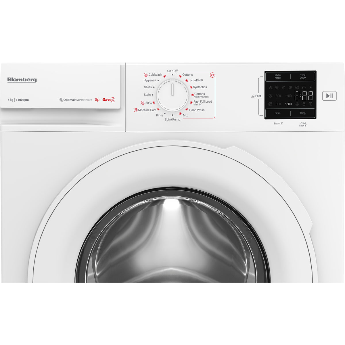 Blomberg LWA27461W 7kg 1400 Spin SpinSave Washing Machine - White