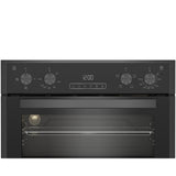 Blomberg RODN9202DX 59.4cm Built In Electric Double Oven - Dark Steel