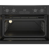 Blomberg RODN9202DX 59.4cm Built In Electric Double Oven - Dark Steel