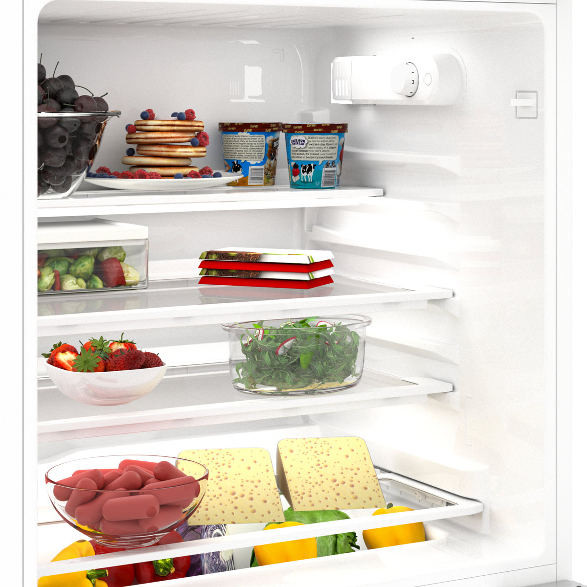Blomberg TSM1654IU 59.5cm Integrated Under Counter Larder Fridge - White