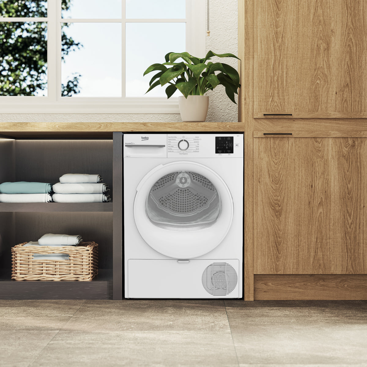 Beko BM3T3822NW 8kg Heat Pump Tumble Dryer - White