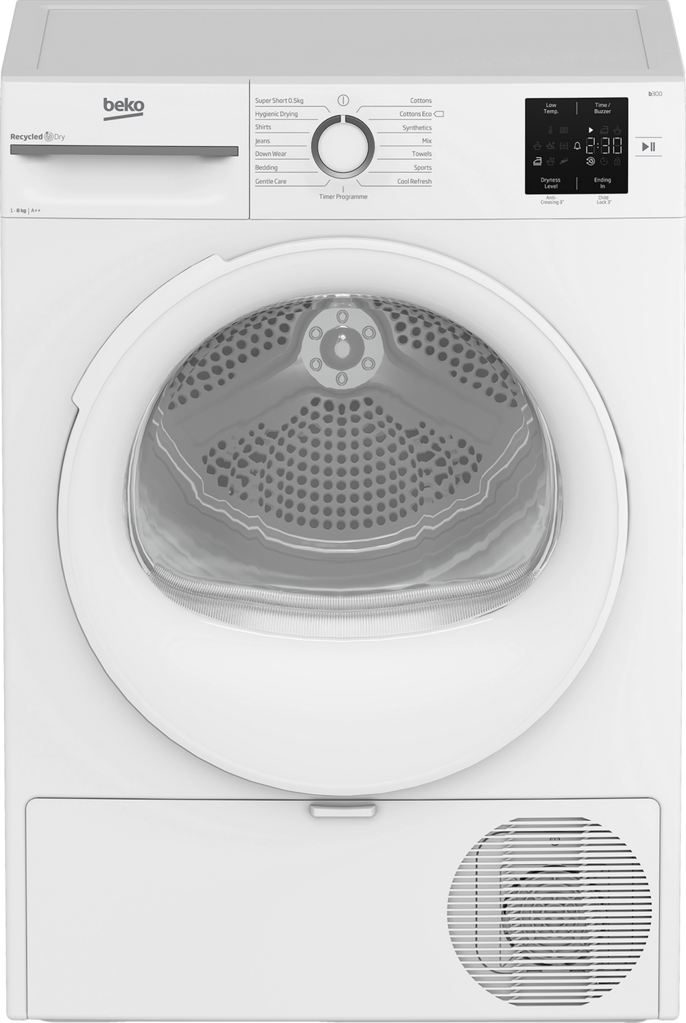 Beko BM3T3822NW 8kg Heat Pump Tumble Dryer - White