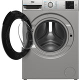 Beko BMN3WT3841S 8kg 1400 Spin EnergySpin Washing Machine - Silver