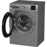 Beko BMN3WT3841S 8kg 1400 Spin EnergySpin Washing Machine - Silver