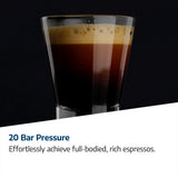 Beko CED7524X Espresso Machine with Integrated Grinder and Milk Cup - Silver