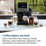 Beko CED7524X Espresso Machine with Integrated Grinder and Milk Cup - Silver