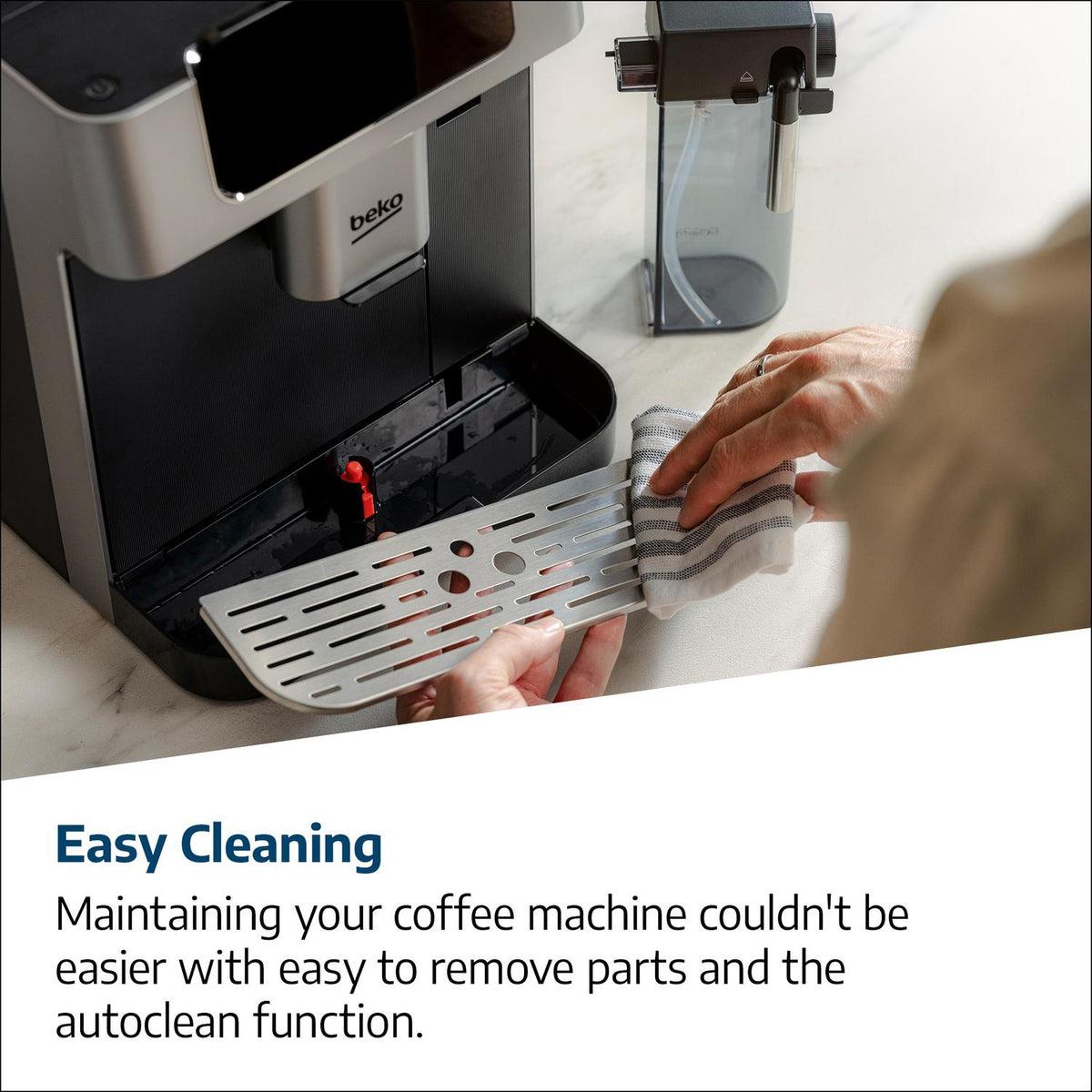 Beko CEG7348X CaffeExperto Bean to Cup Fully Automatic Espresso Machine - Silver
