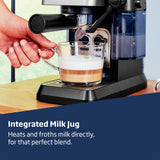 Beko CaffeExperto CEP5304X Manual Espresso with Steam Wand - Black