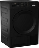 Beko DTLCE80051B 8kg Condenser Tumble Dryer with Sensor Programmes - Black
