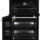 Beko EDG507W 50cm Twin Cavity Gas Cooker with Gas Hob & Glass Lid - White
