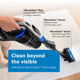 Bosch Unlimited 10 BBS1041GGB Cordless Handstick Vacuum Cleaner - 80 Minutes Runtime - Graphite