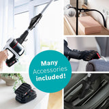 Bosch Unlimited 7 BCS712GB Cordless Vacuum Cleaner with Dual Battery - 80 Minutes Run Time - White & Black