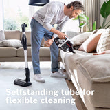Bosch Unlimited 7 BCS712GB Cordless Vacuum Cleaner with Dual Battery - 80 Minutes Run Time - White & Black