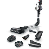Bosch Unlimited 7 BCS712GB Cordless Vacuum Cleaner with Dual Battery - 80 Minutes Run Time - White & Black