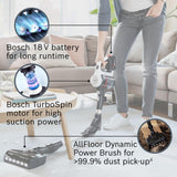 Bosch Unlimited 7 BCS712GB Cordless Vacuum Cleaner with Dual Battery - 80 Minutes Run Time - White & Black