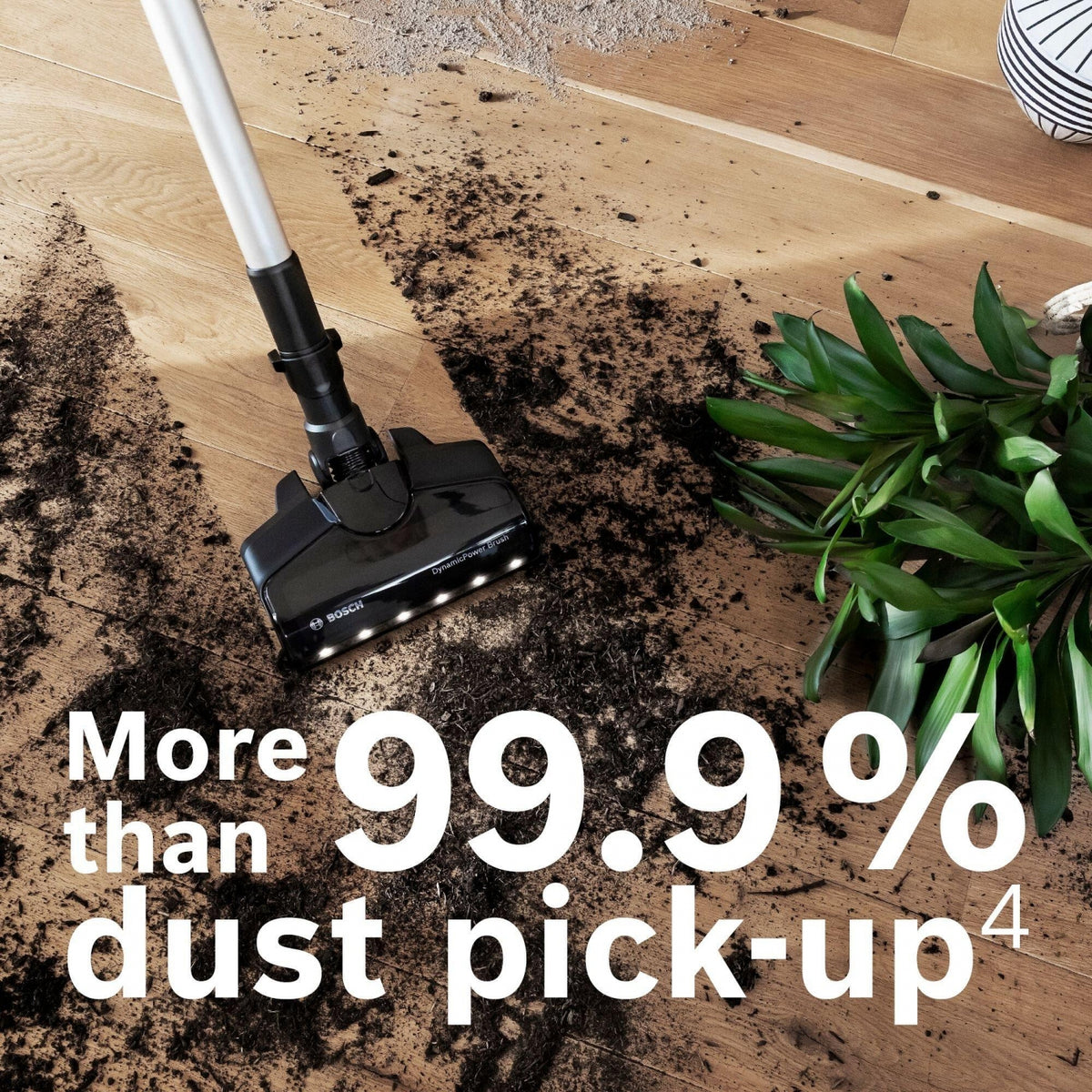 Bosch Unlimited 7 BCS712GB Cordless Vacuum Cleaner with Dual Battery - 80 Minutes Run Time - White & Black