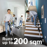 Bosch Unlimited 7 BCS712GB Cordless Vacuum Cleaner with Dual Battery - 80 Minutes Run Time - White & Black
