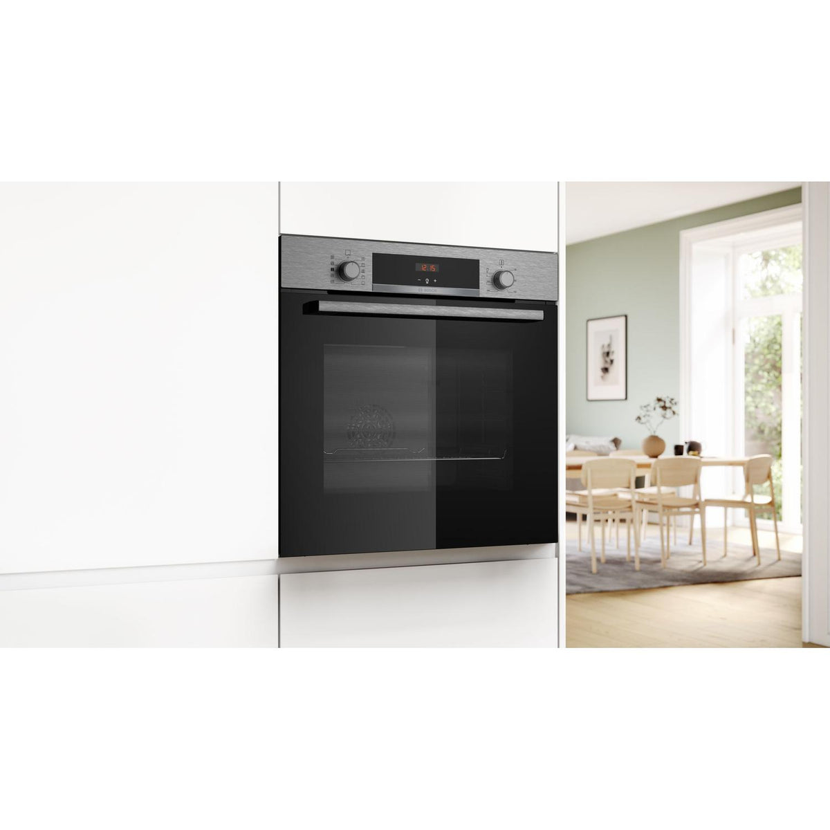 Bosch HQA534BS3B Electric Single Oven - Stainless Steel