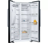 Bosch KAD93ABEP 70/30 Total No Frost, American Fridge-freezer - Black