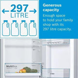 Bosch KGN34NLEAG 60cm 50/50 Frost Free Fridge Freezer - Silver