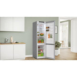 Bosch KGN392LAGG 60cm 70/30 Total No Frost Fridge Freezer - Stainless Steel Look