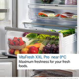 Bosch KGN392LAGG 60cm 70/30 Total No Frost Fridge Freezer - Stainless Steel Look