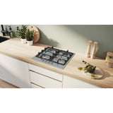Bosch PGP6B5K90 60cm Gas Hob - Stainless steel