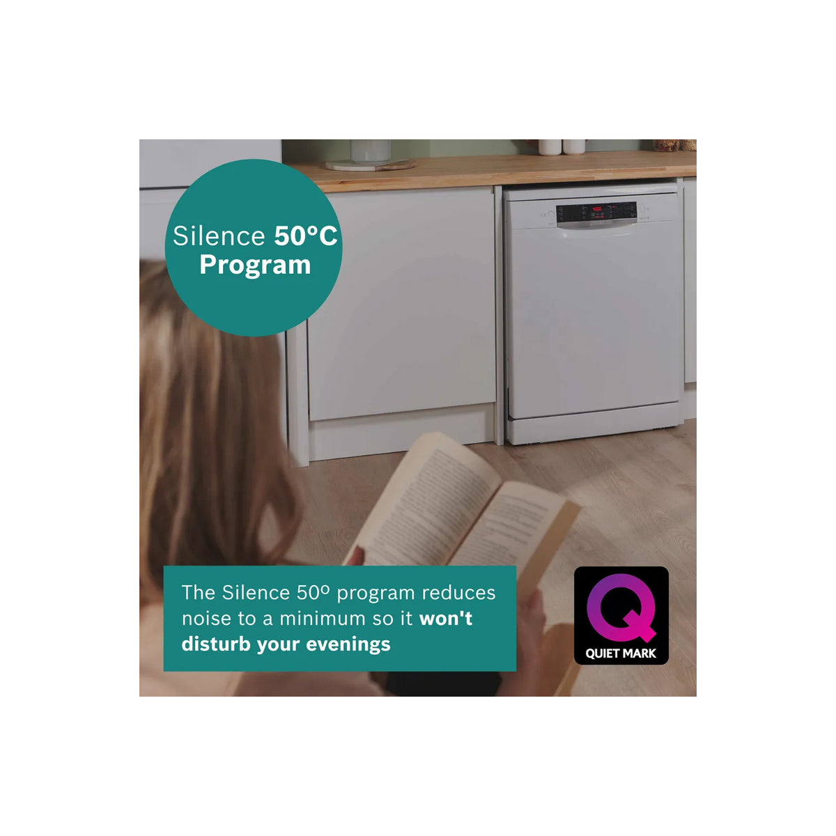 Bosch SMS26AW08G 60cm Dishwasher - White 12 Place Settings