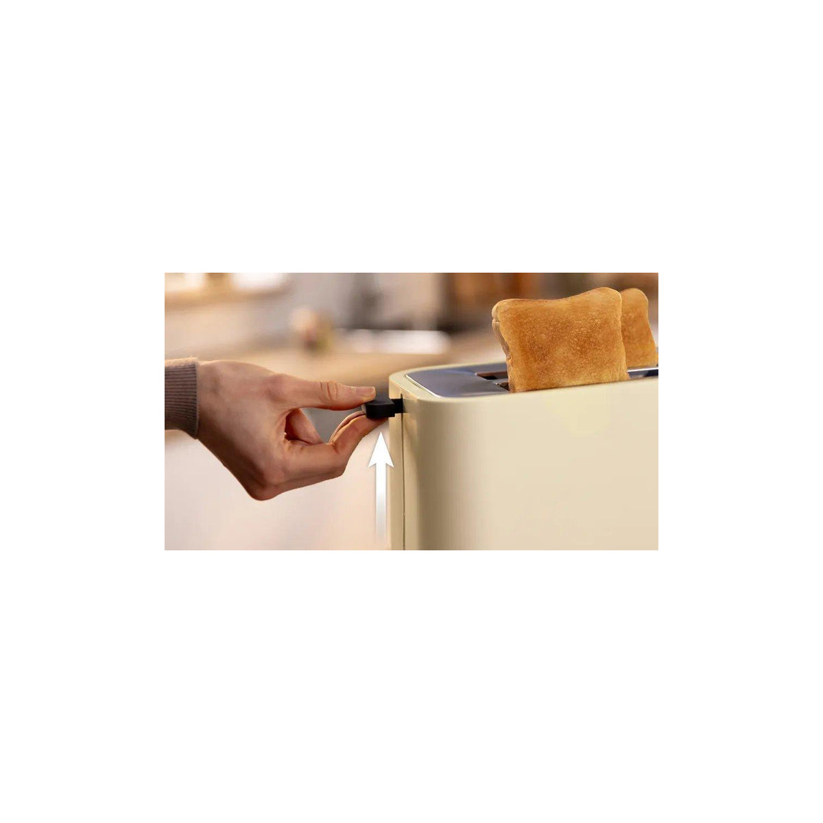 Bosch TAT4M227GB 2 Slice Toaster - Cream