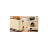 Bosch TAT4M227GB 2 Slice Toaster - Cream
