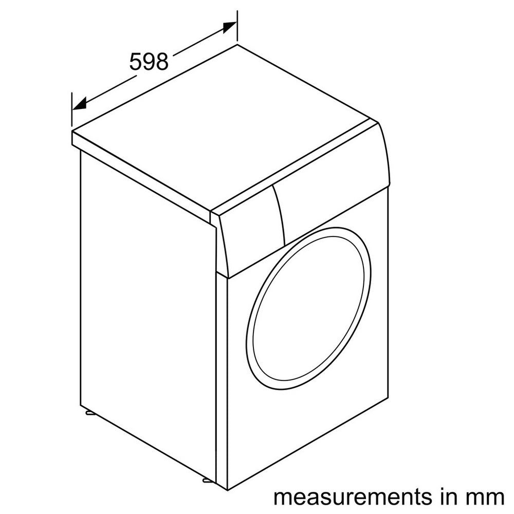 Bosch WAN28255GB 9kg 1400 Spin Washing Machine - White
