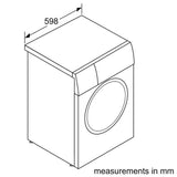 Bosch WGJ25400GB 10kg 1400 Spin Washing Machine - White