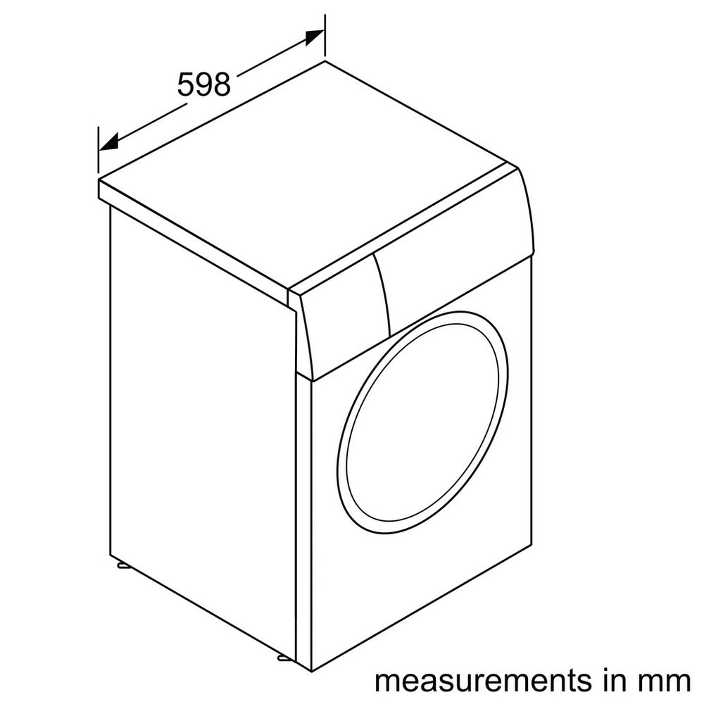 Bosch WGJ25400GB 10kg 1400 Spin Washing Machine - White