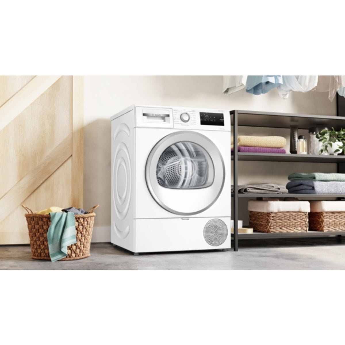 Bosch Series 4 WTH85226GB 8kg Heat Pump Tumble Dryer - White