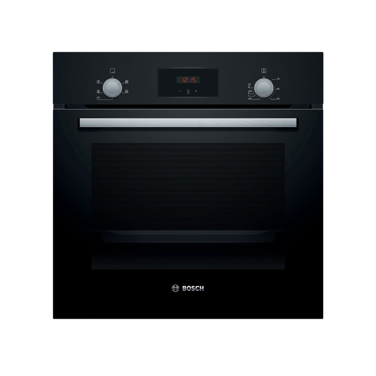 Bosch HHF113BA0B 59.4cm Built In Electric Single Oven With 3D Hot Air - Black