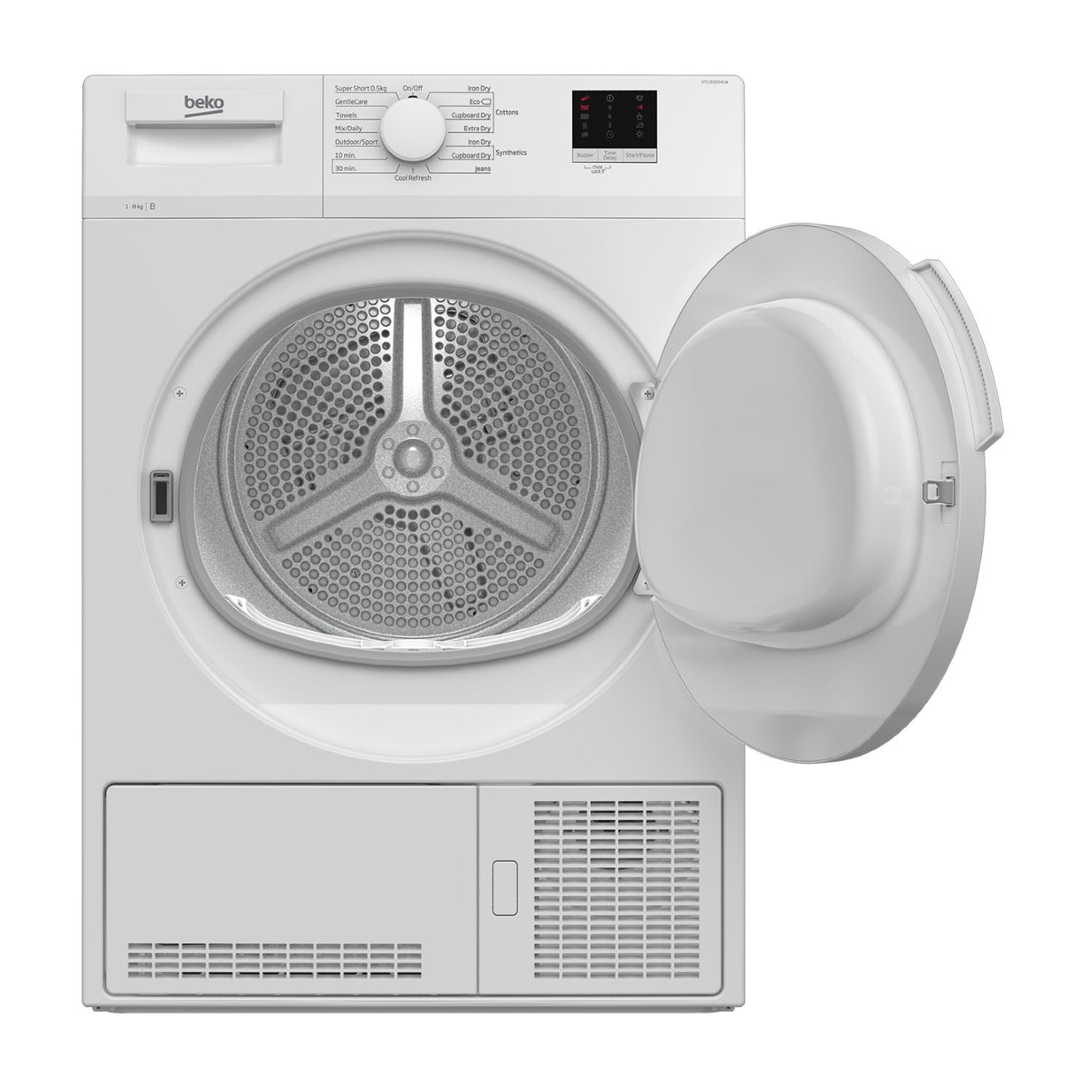 Beko DTLCE80041W 8kg Condenser Tumble Dryer - White