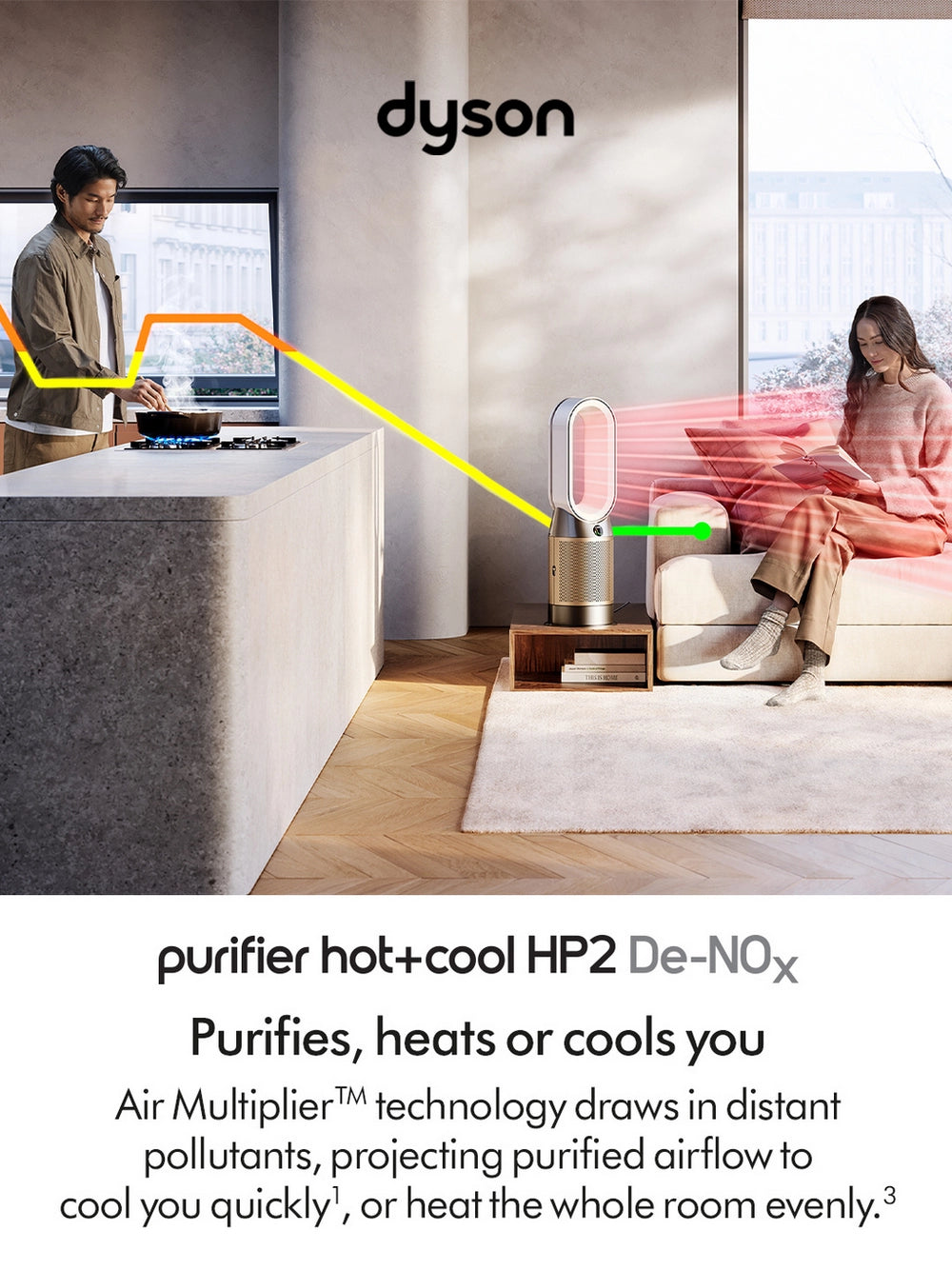 Dyson HP12 (544557-01) Purifier De-NOx - White/Gold