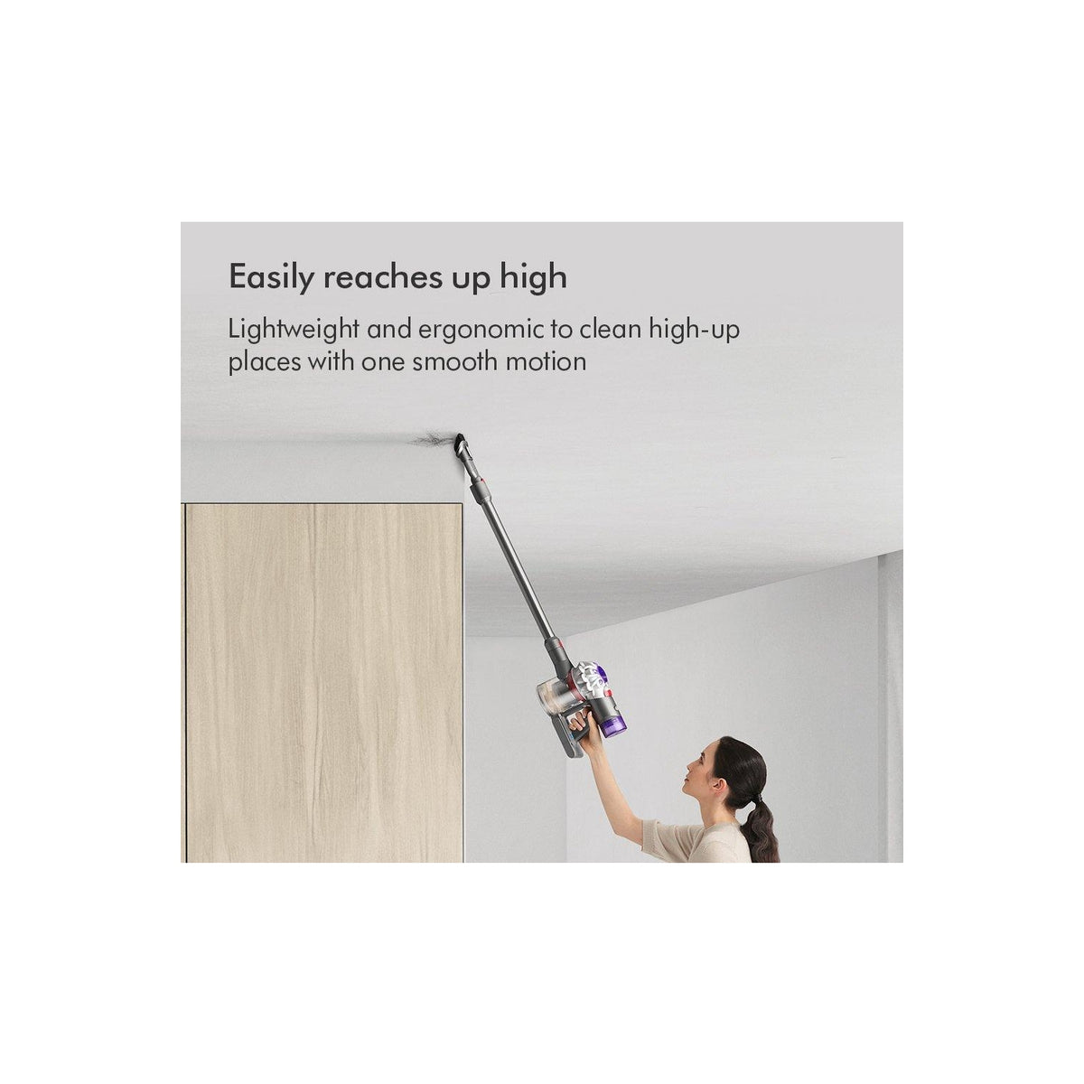 Dyson V8-2023 Cordless Stick Vacuum Cleaner - 40 Minutes Run Time - Silver