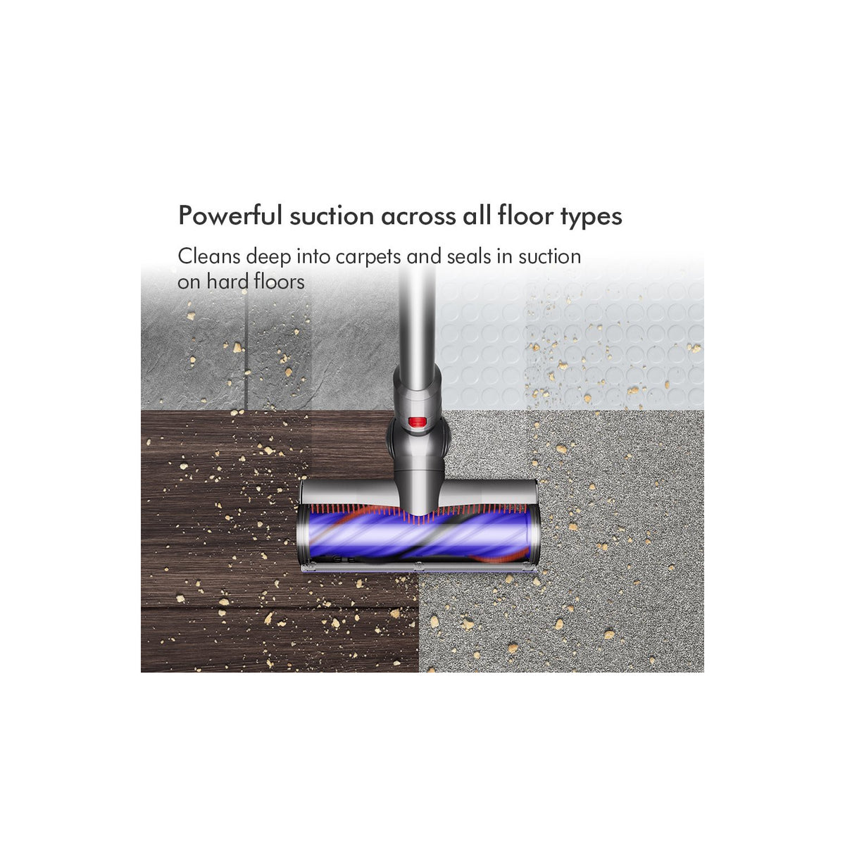 Dyson V8ADVANCED-24 Vacuum Cleaner - Silver/Nickel